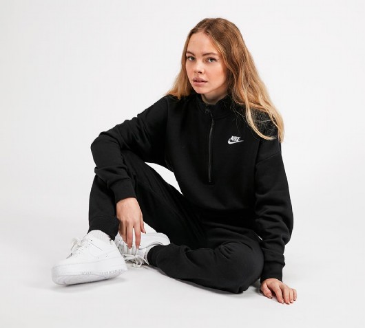 nike half zip fleece womens