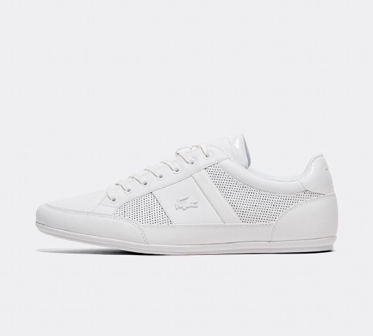 lacoste white chaymon trainers