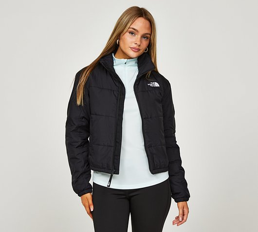 north face black padded jacket womens