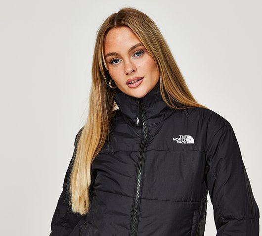 north face black parka womens