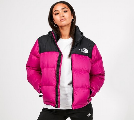 ladies north face padded jacket