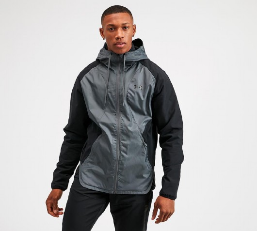 under armour black windbreaker