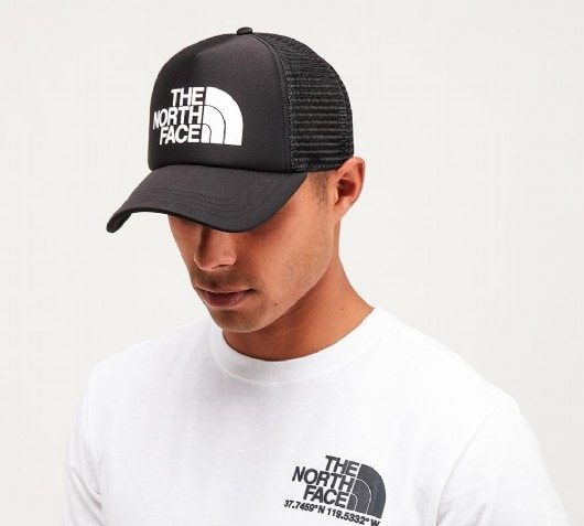 black north face cap