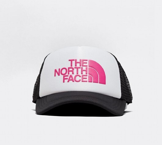 pink north face cap