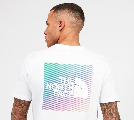 north face rainbow shirt