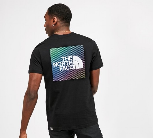 north face rainbow shirt
