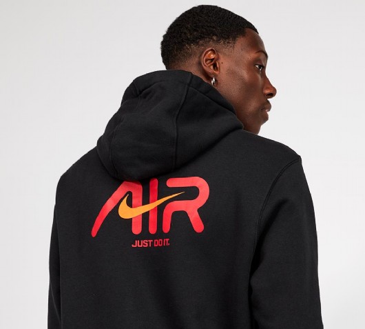 double nike sign hoodie