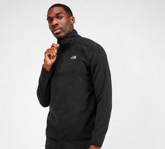 the north face quarter zip fleece