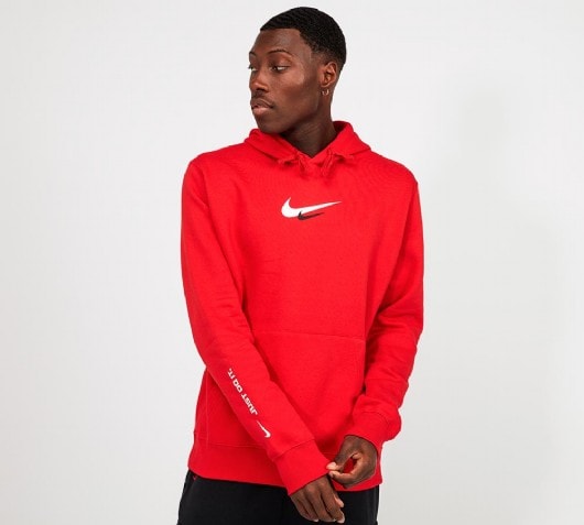 nike double swoosh overhead hoodie