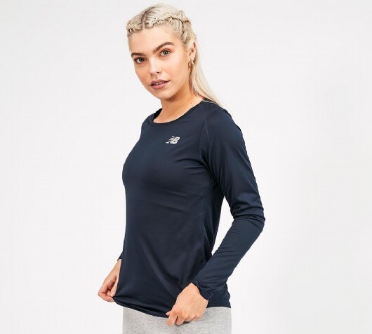 new balance accelerate long sleeve top