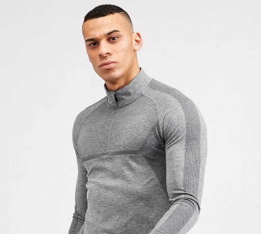 Image of Palomar 1/4 Zip Long Sleeved T-Shirt