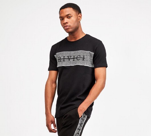 Image of Howarth Check Panel T-Shirt
