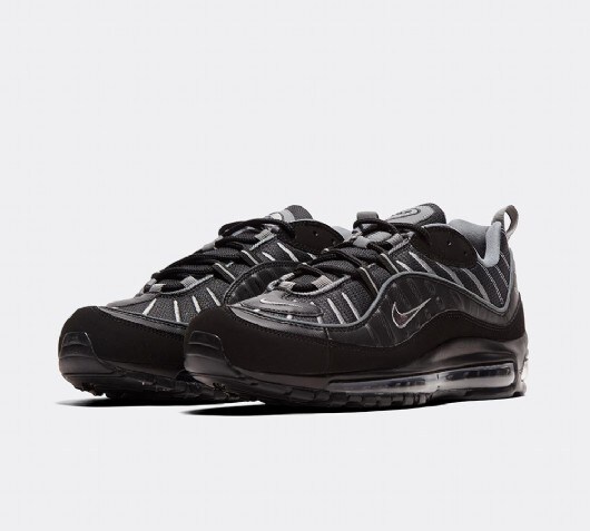 Nike Air Max 98 Trainer | Black / Black 