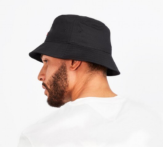 Tommy Jeans Flag Bucket Hat | Black 