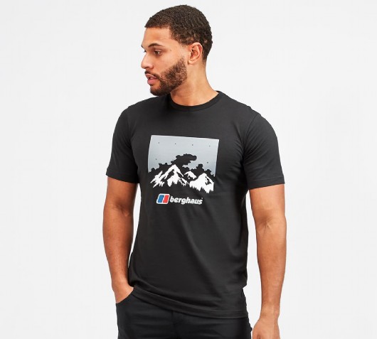 Berghaus Mountain T Shirt Black Footasylum