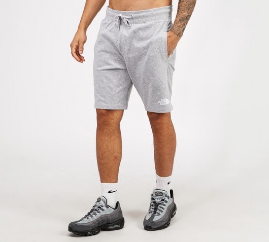 north face logo shorts