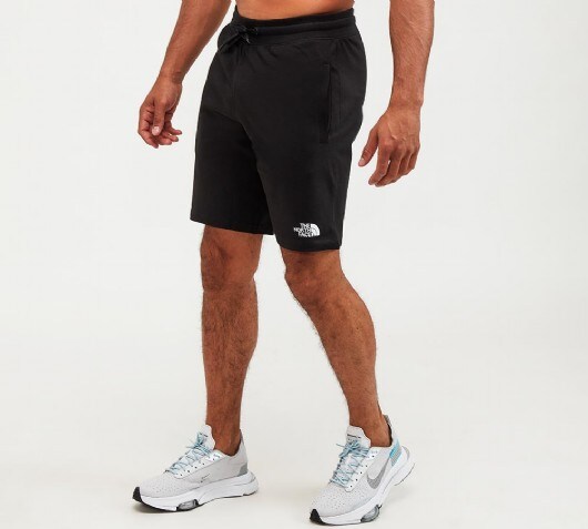 black north face shorts