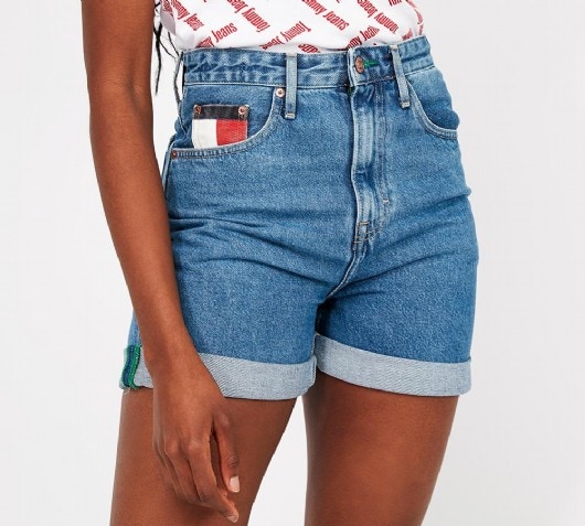 tommy denim shorts