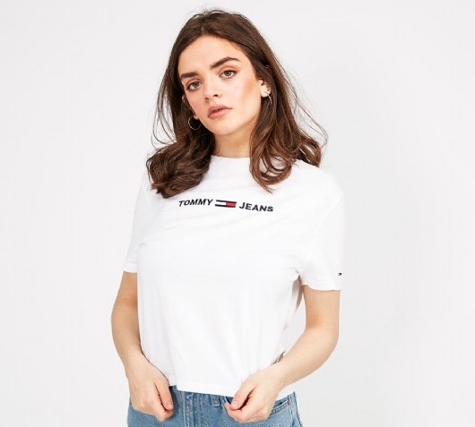 white tommy jeans shirt