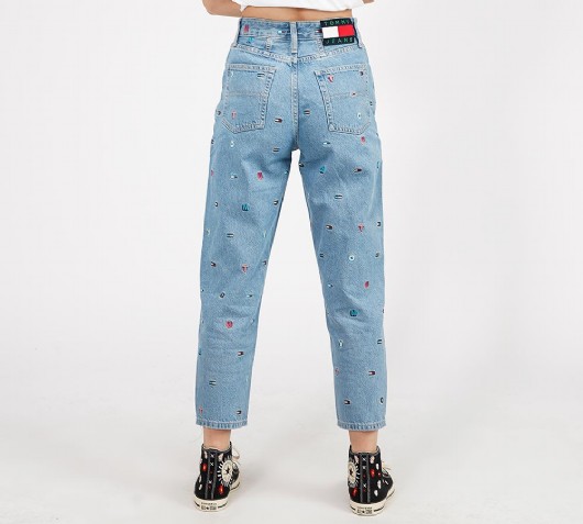 tommy hilfiger letter jeans