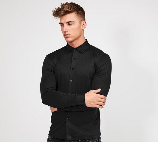 Image of Mazzini Mercerized Long Sleeved Shirt