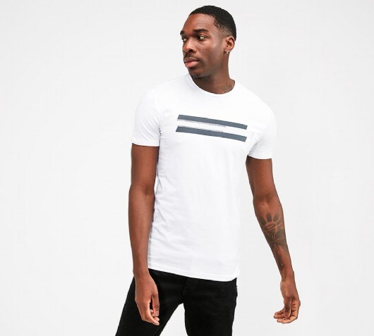 Image of Reflective Line Logo T-Shirt