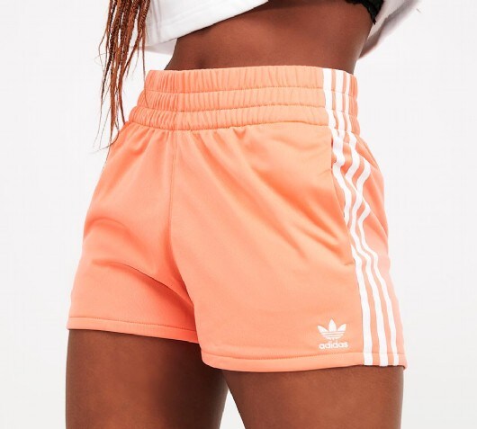 adidas orange shorts womens