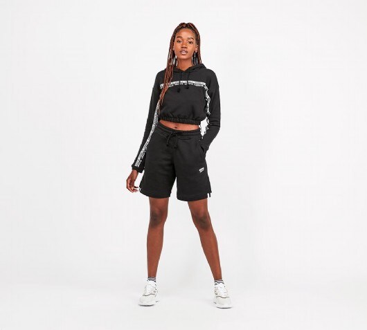 adidas fleece shorts women's