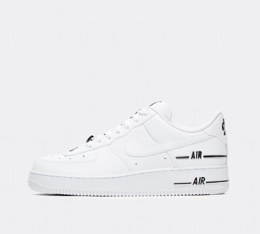 air force 1 lv8 trainers white white black