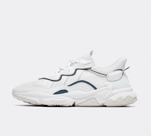 ozweego trainers crystal white off white