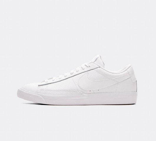 nike blazer white low