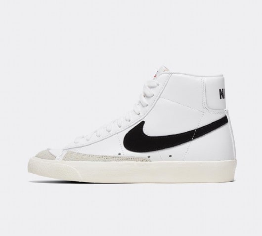 Nike Womens Blazer Mid '77 Vintage Trainer | White / Black | Footasylum