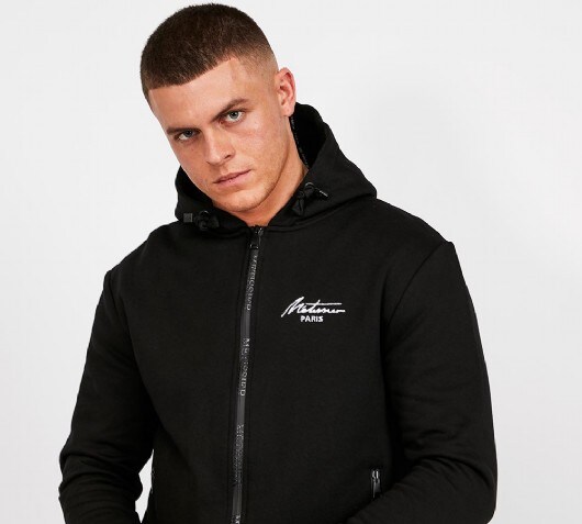 Métissier Paris Evora Full Zip Hoodie | Black | Footasylum