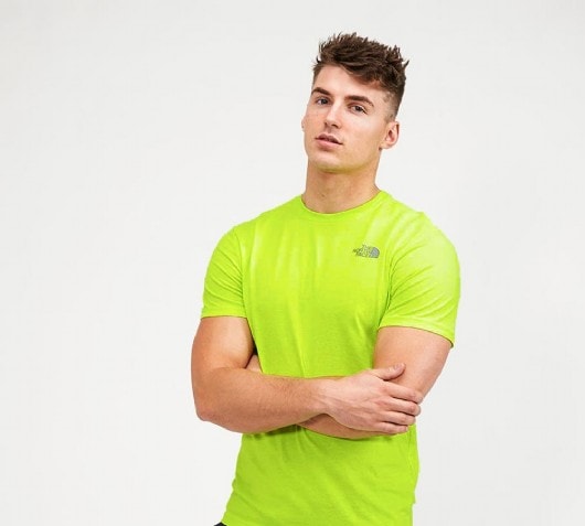 the north face reflective t shirt