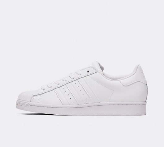 adidas originals superstar trainers in white