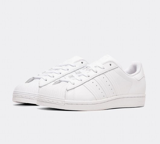 adidas originals junior superstar foundation trainer white  black