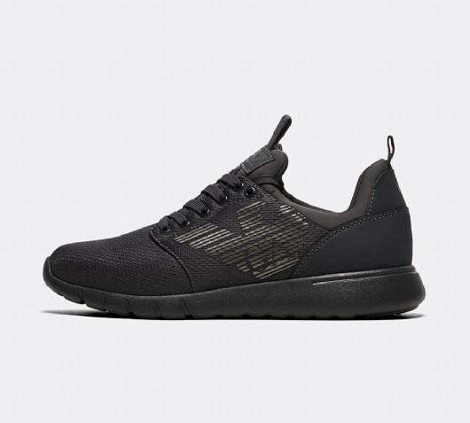 ea7 simple racer trainers black