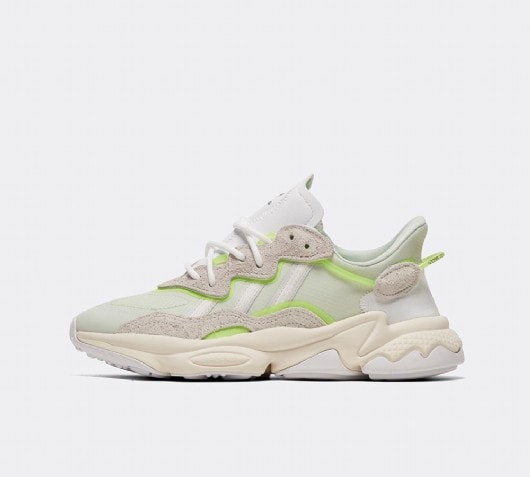 adidas Originals Junior Ozweego Trainer | Green / White | Footasylum
