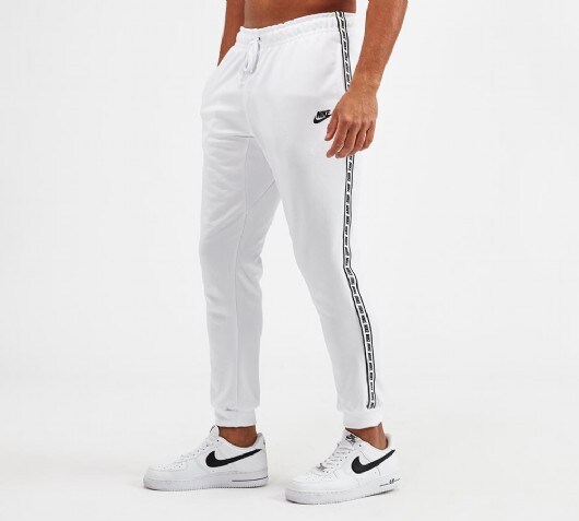 repeat logo tape joggers