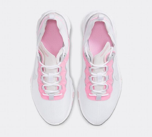 nike renew element 55 junior white and pink