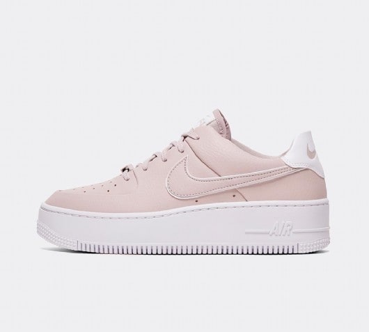 nike white air force 1 sage low trainers