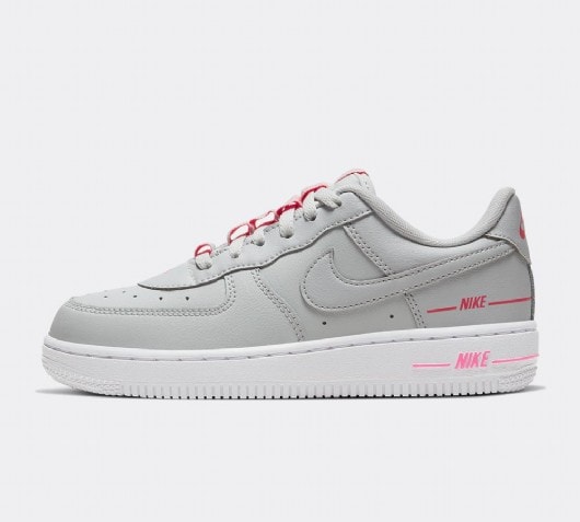 nike air force 1 grey and pink