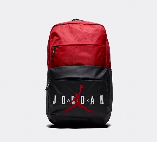 red jordan bag
