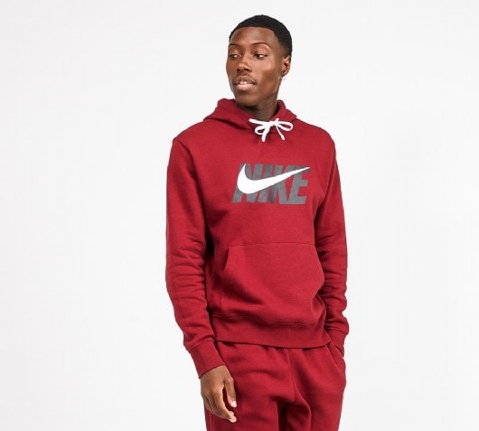 Nike GX Fleece Hoodie | Red | Footasylum