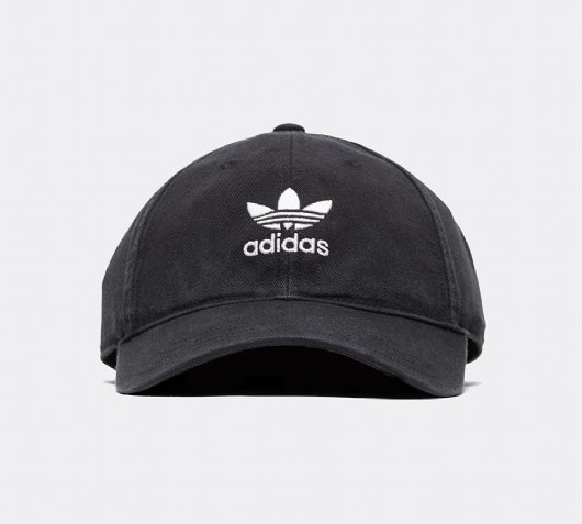 black and white adidas hat