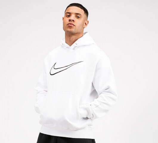 nike all white hoodie