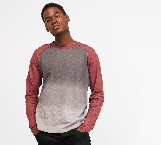 Image of Ombre Long Sleeve T-Shirt