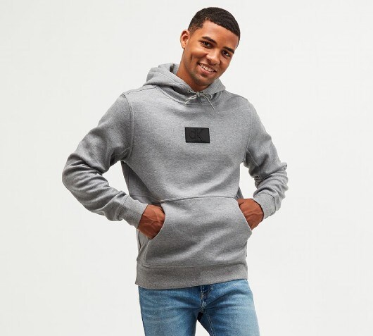 calvin klein grey hoodie