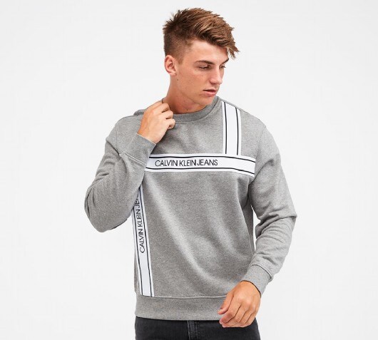 calvin klein tape sweatshirt