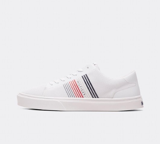 tommy hilfiger lightweight knitted trainer